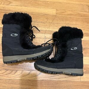Champion Neveah Winter lace-up boots black sz 9